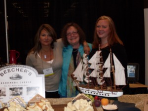 The Lady with The Beecher's Handmade Cheese Ladies